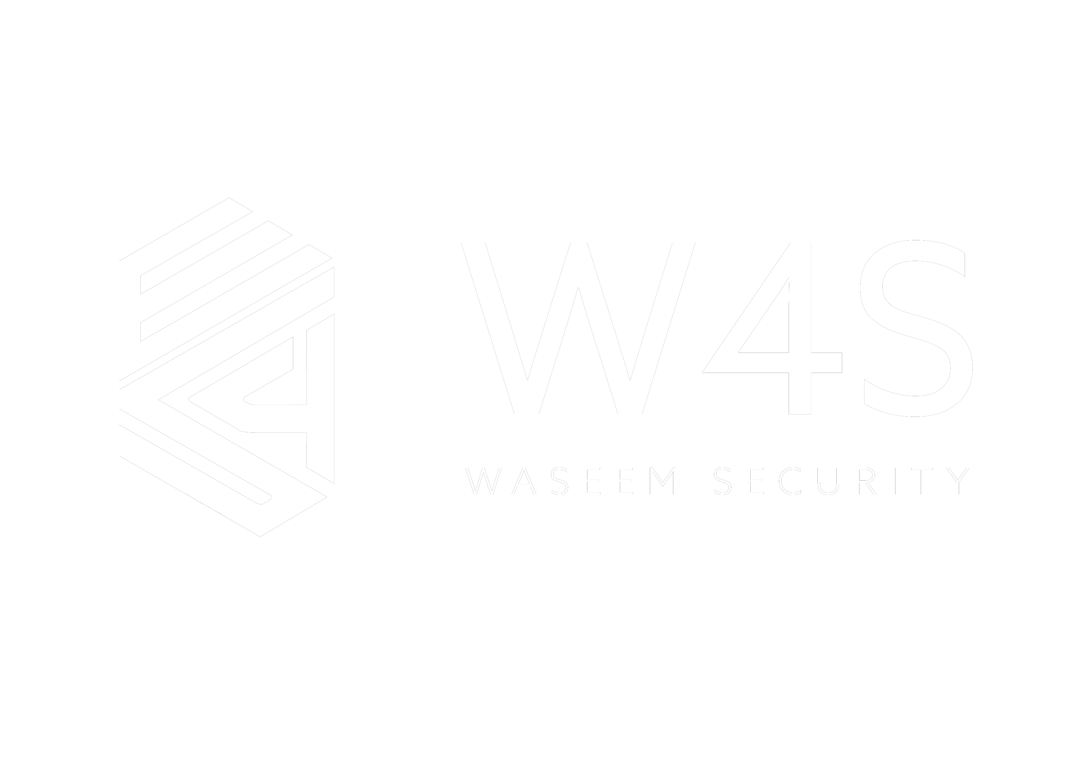 Waseem Security Logo White